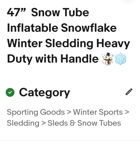 Zoombros  48 in. Inflatable Wear-Resistant Antifreeze Snow Tube with Han… - Picture 5 of 8